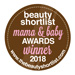 Beauty Shortlist 2018 Mama & Baby Award Winner