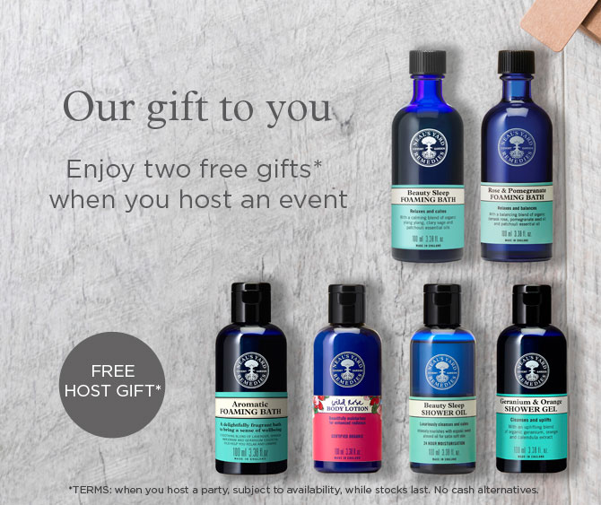 FREE
Exclusive gift* when you host a party
