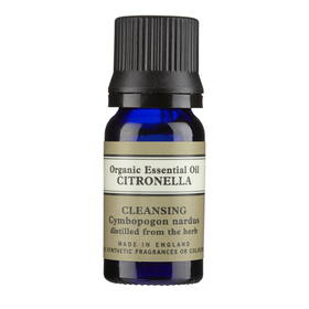 Citronella Organic Essential Oil 10ml With Leaflet